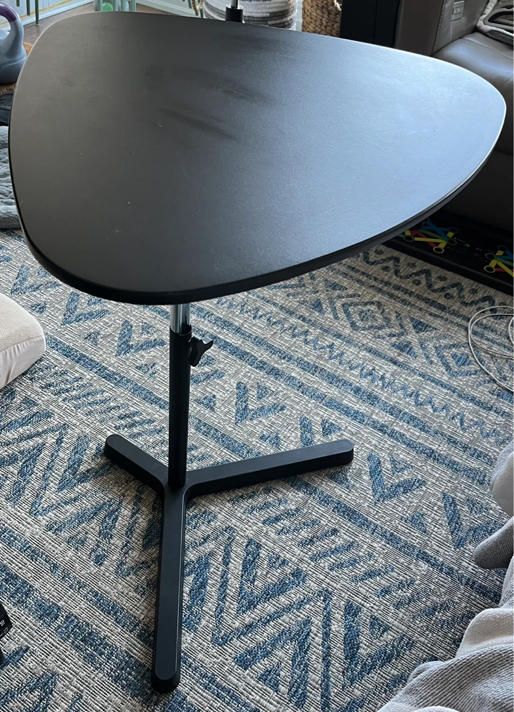 Adjustable Black Table