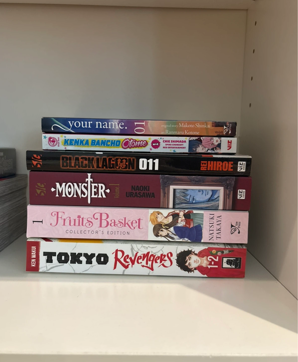Manga Collection - Your Name, Black Lagoon, Monster etc.