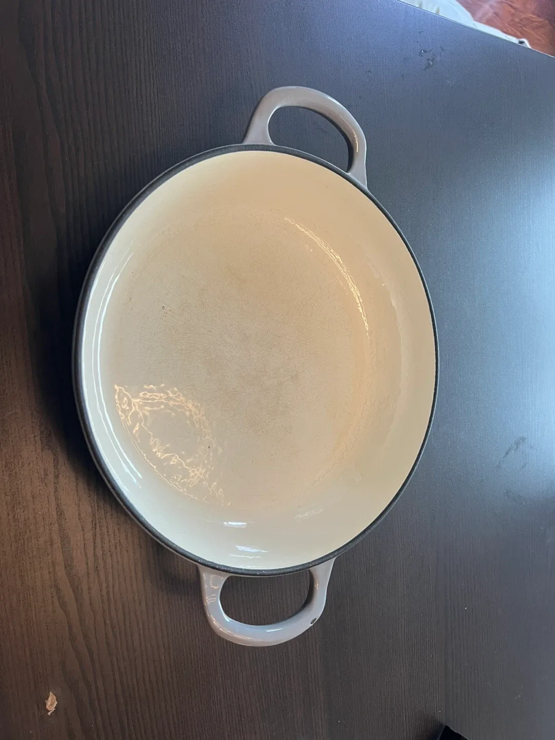 Enamel Cast Iron Round Pan