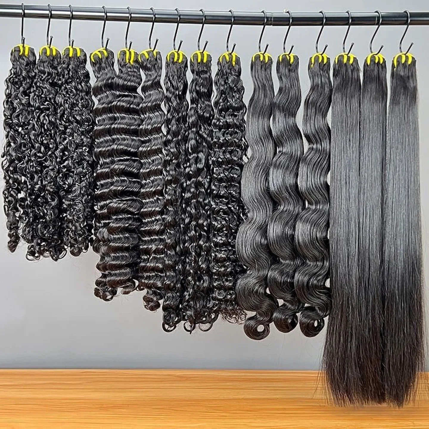 Mixed Texture Hair Extensions - Black