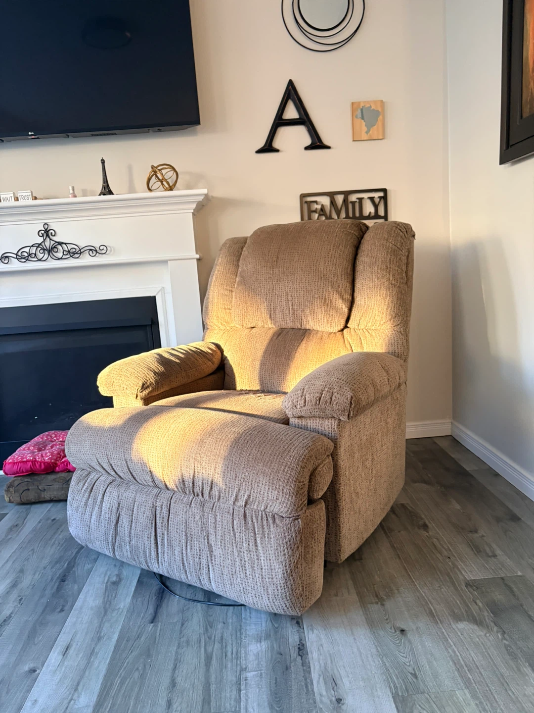 Comfortable Brown Recliner Chair