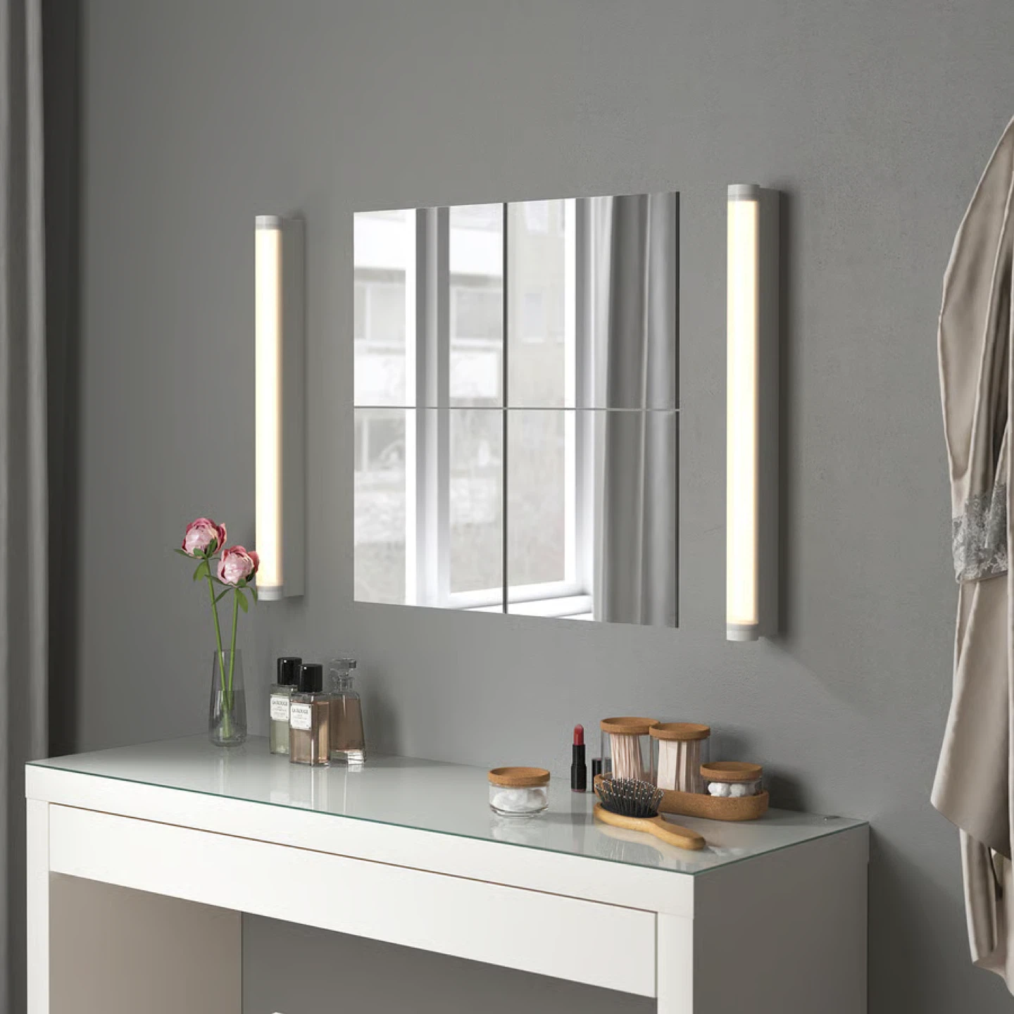 IKEA BLODLÖNN Mirror Tiles 12"x12" (Set of 4) - photo 3