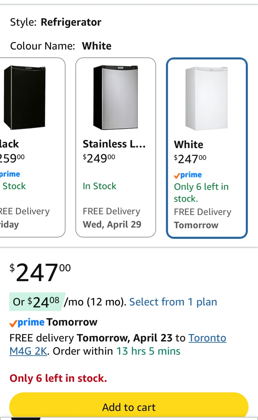 Fridge Danby Designer 3.2 Cu Ft Compact Refrigerator - White - photo 3