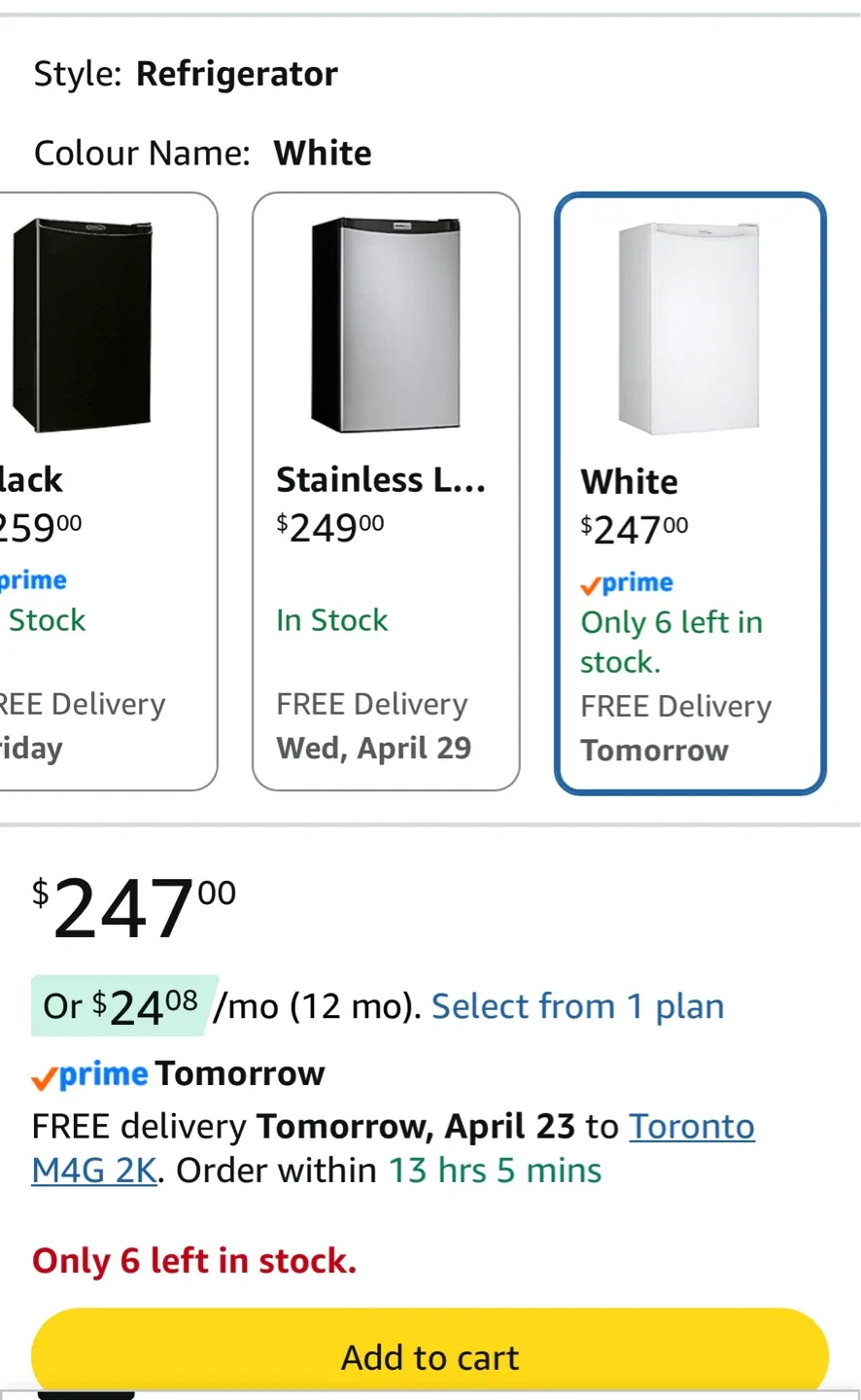 Fridge Danby Designer 3.2 Cu Ft Compact Refrigerator - White - photo 3