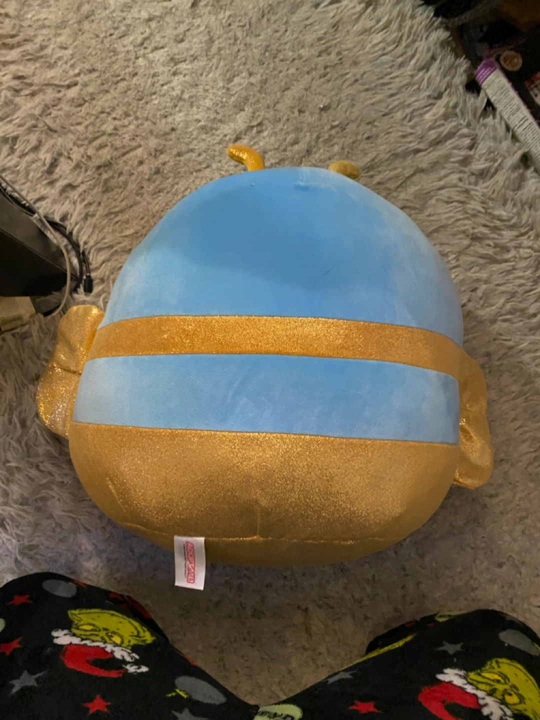 Squishmallows Blue and Gold Bee Plush Toy - photo 2