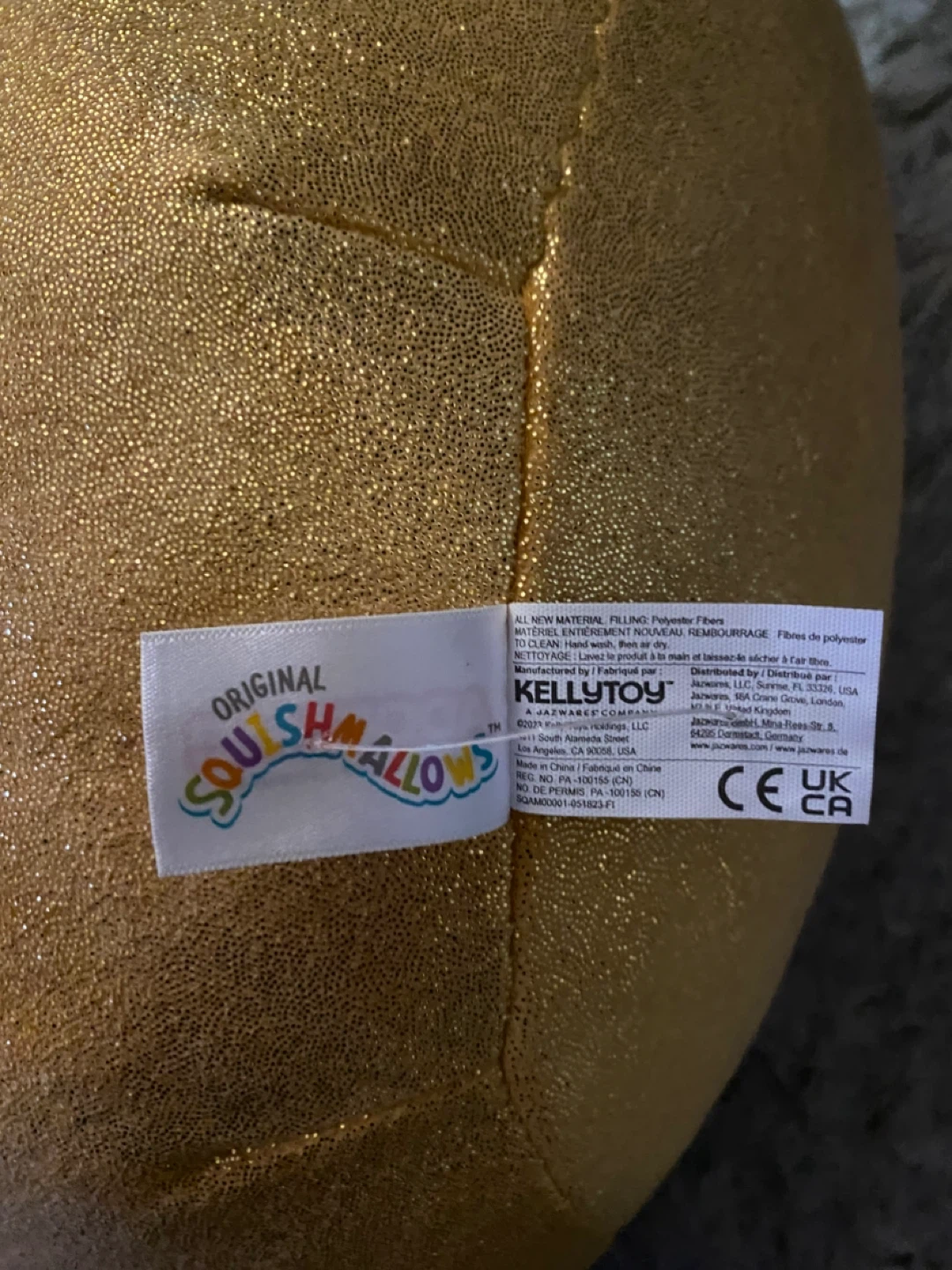Squishmallows Blue and Gold Bee Plush Toy - photo 3