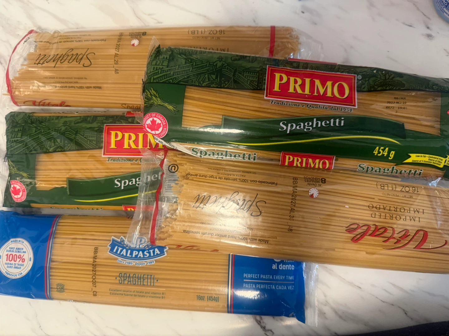 Assorted Spaghetti - Primo, Italpasta, Vitale