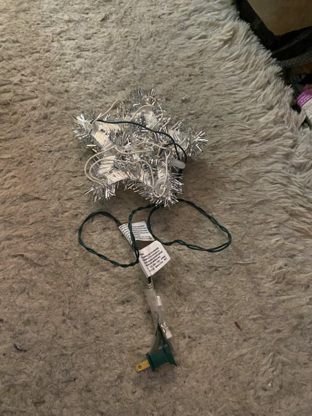 Silver Star Christmas Tree Topper - photo 2