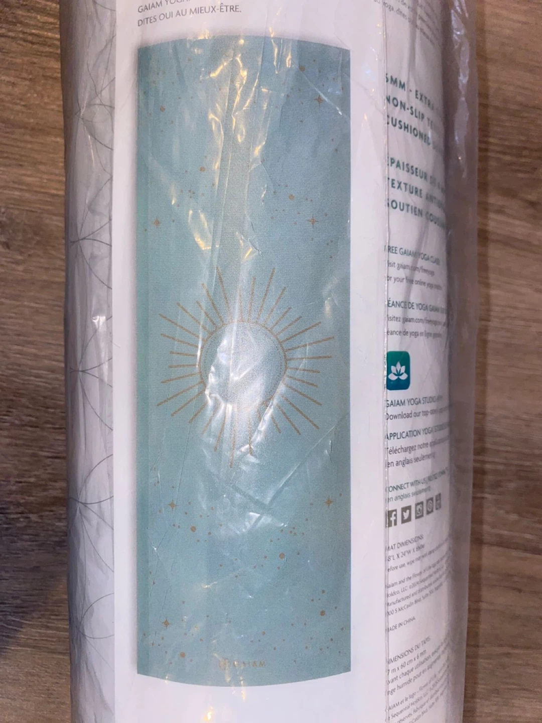 Brand New 6mm Yoga Mat - GAIAM - photo 3