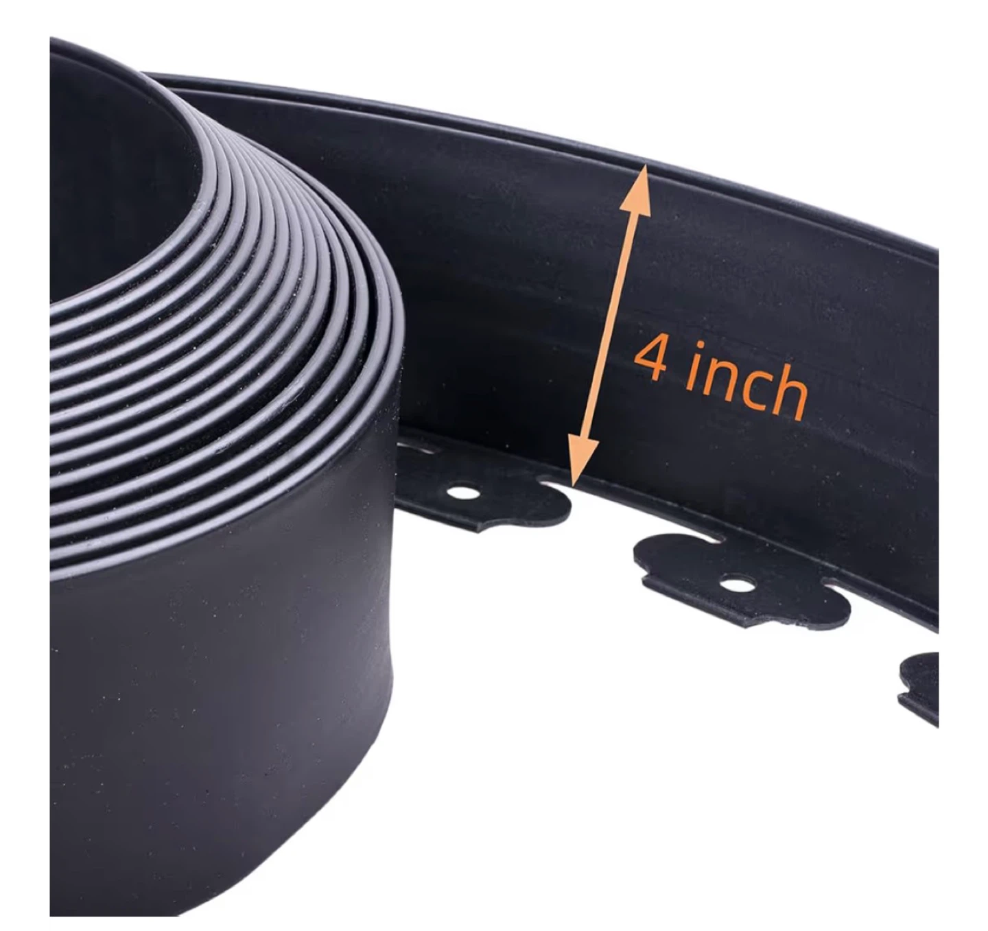 4 Inch Black Lawn Edging Roll - photo 2