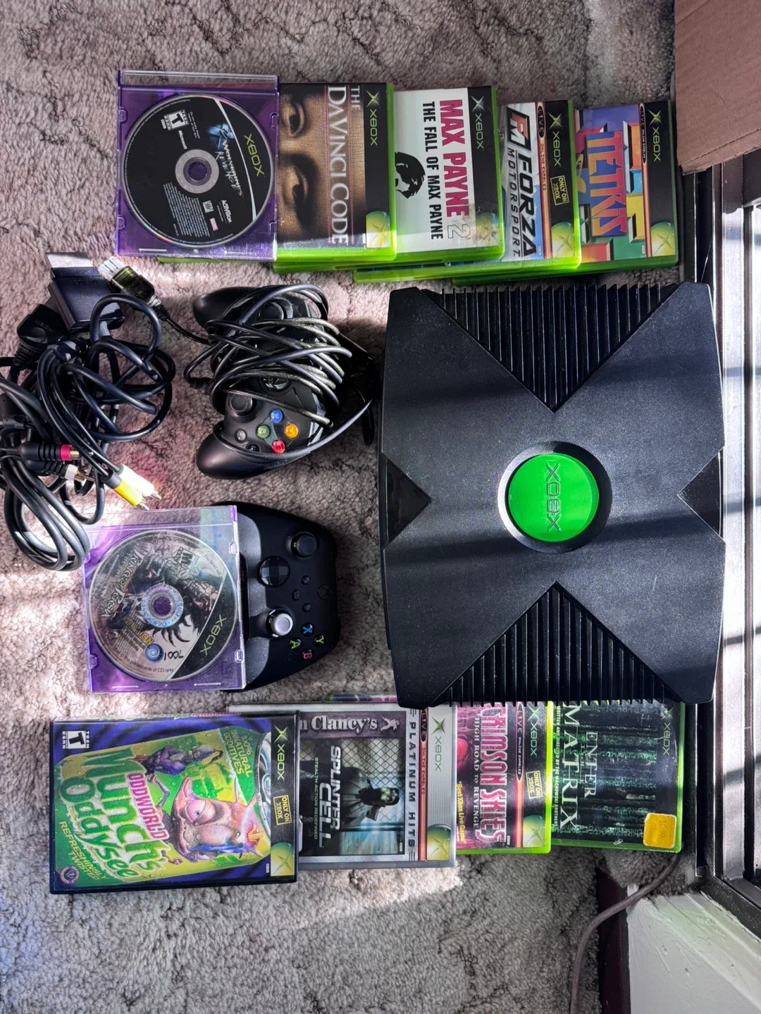 Original Xbox Console Bundle with Games and Controllers