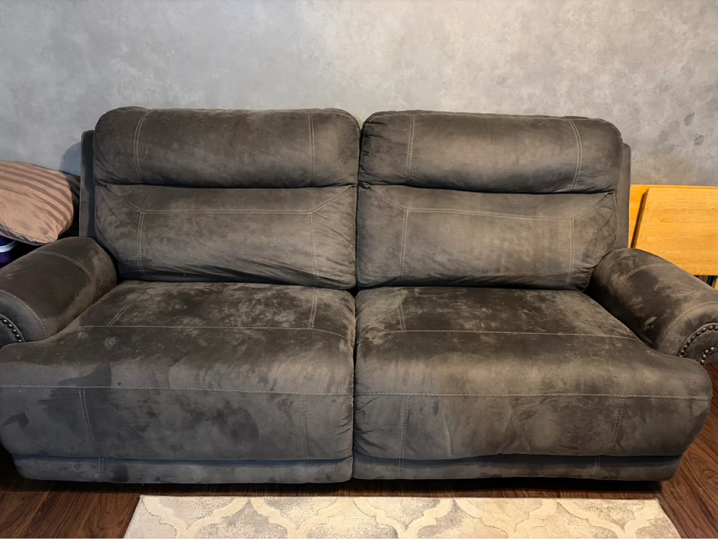 Grey 3 person Recliner
