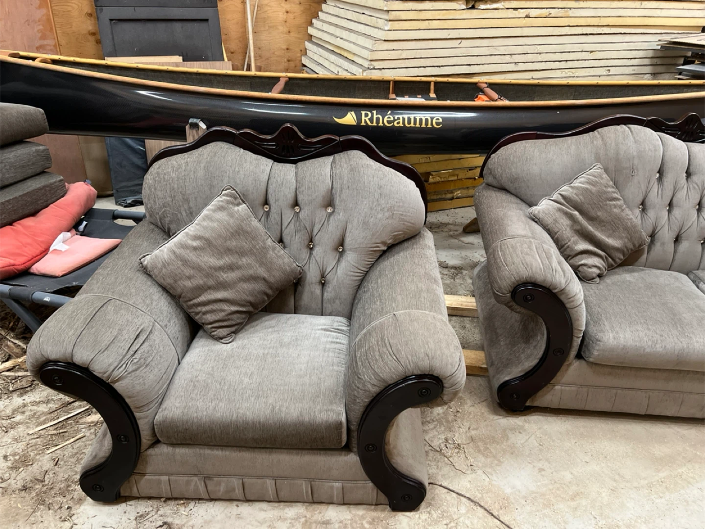 Tufted Loveseat Sofa - photo 3