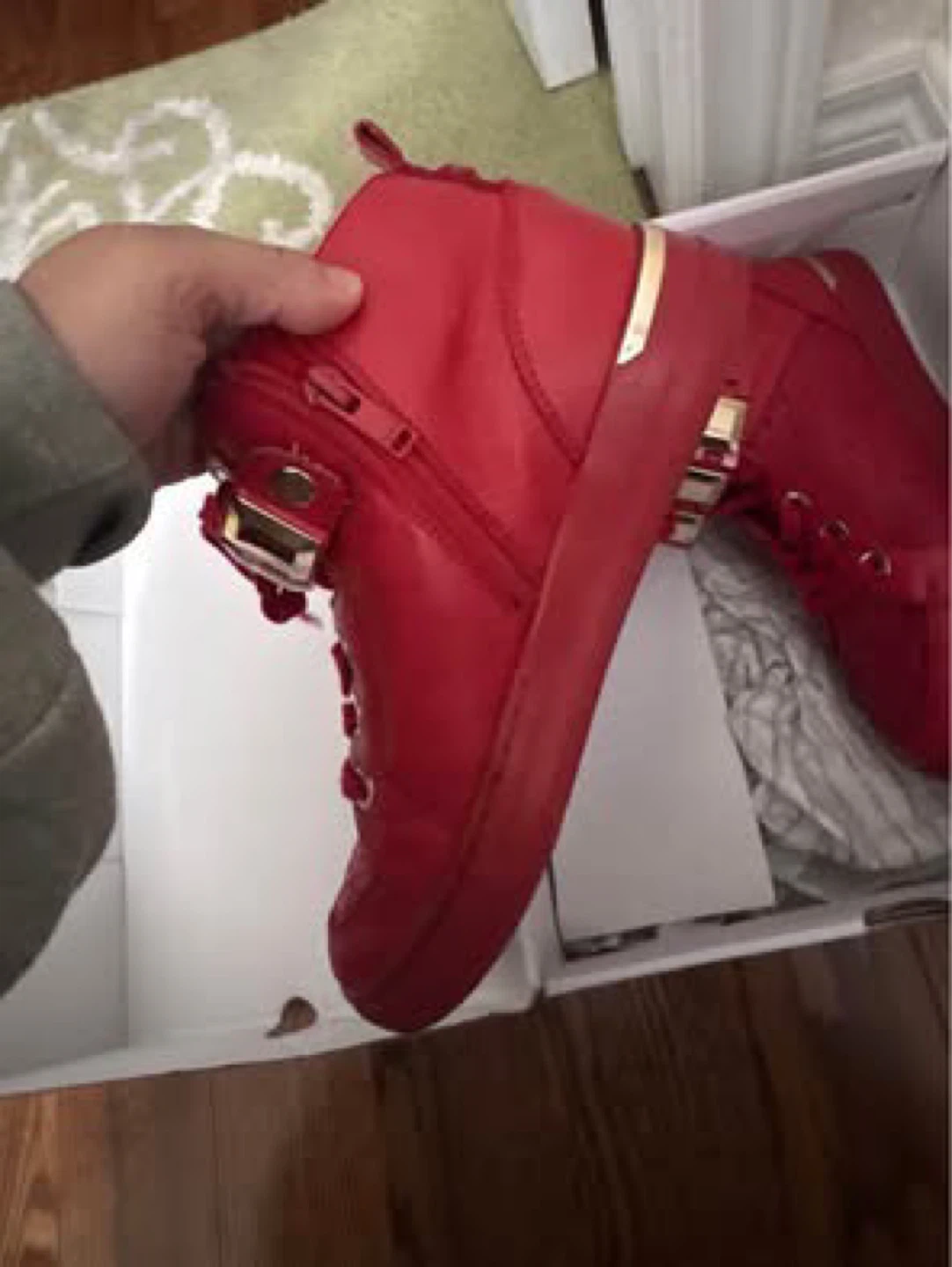 ALDO Women’s Red Sneakers Size 7 - photo 3