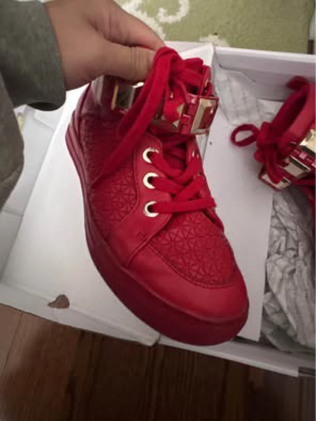 ALDO Women’s Red Sneakers Size 7 - photo 4