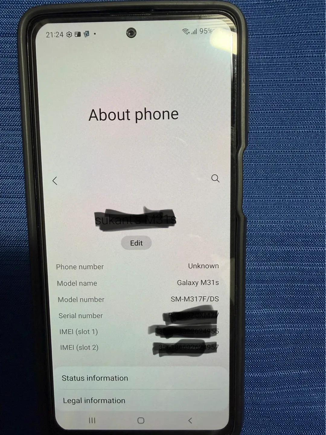 Samsung Galaxy M31s 128GB for sale