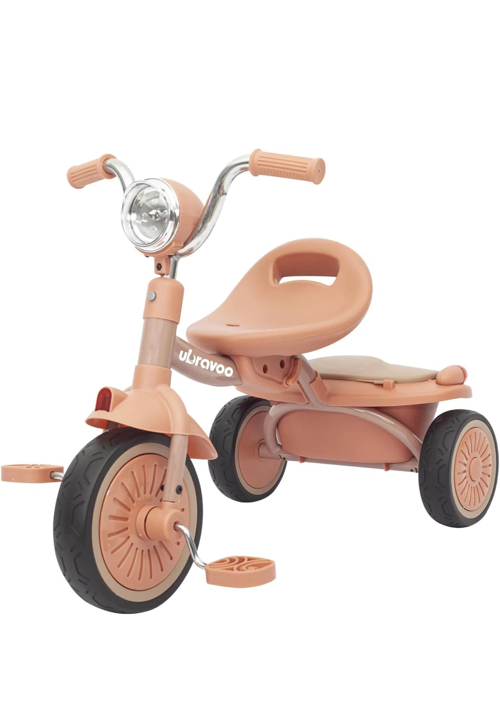 UBRAVOO Baby Tricycle - Pink Foldable Toddler Trike - photo 3