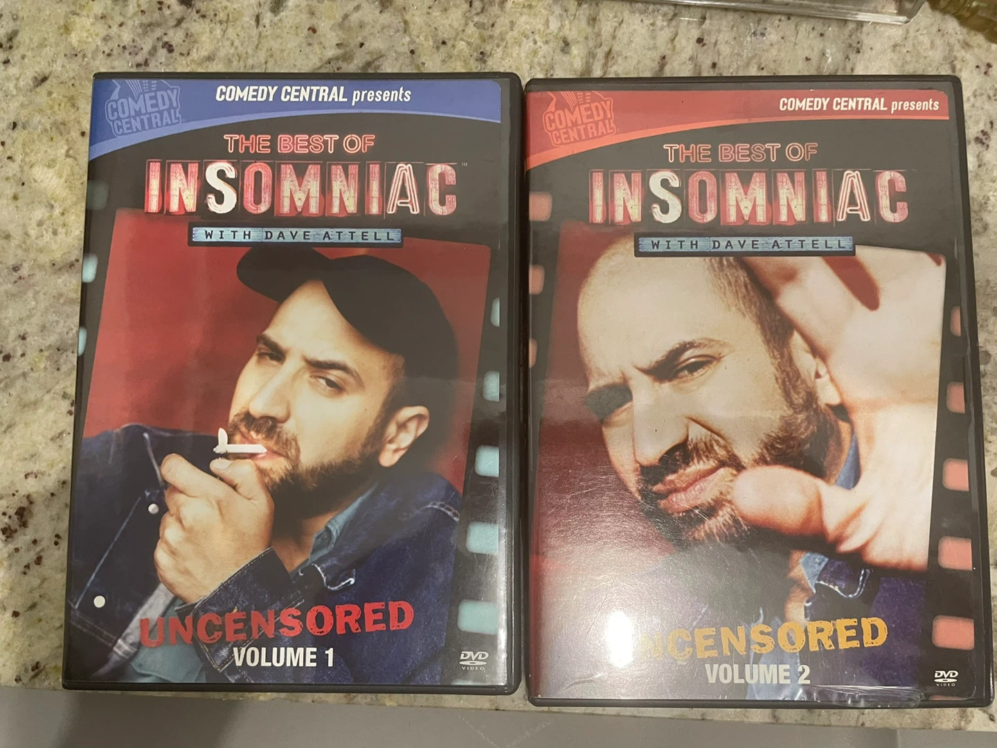 The Best of Insomniac with Dave Attell Uncensored Vol 1 & 2 DVDs