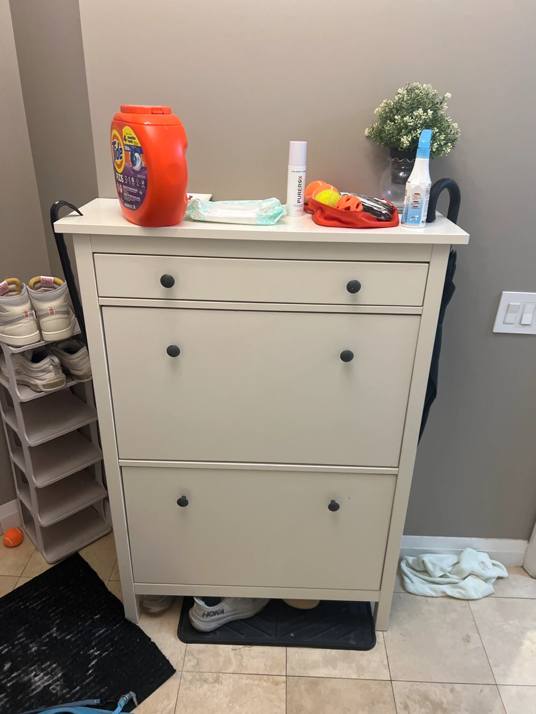 IKEA HEMNES White Shoe Cabinet
