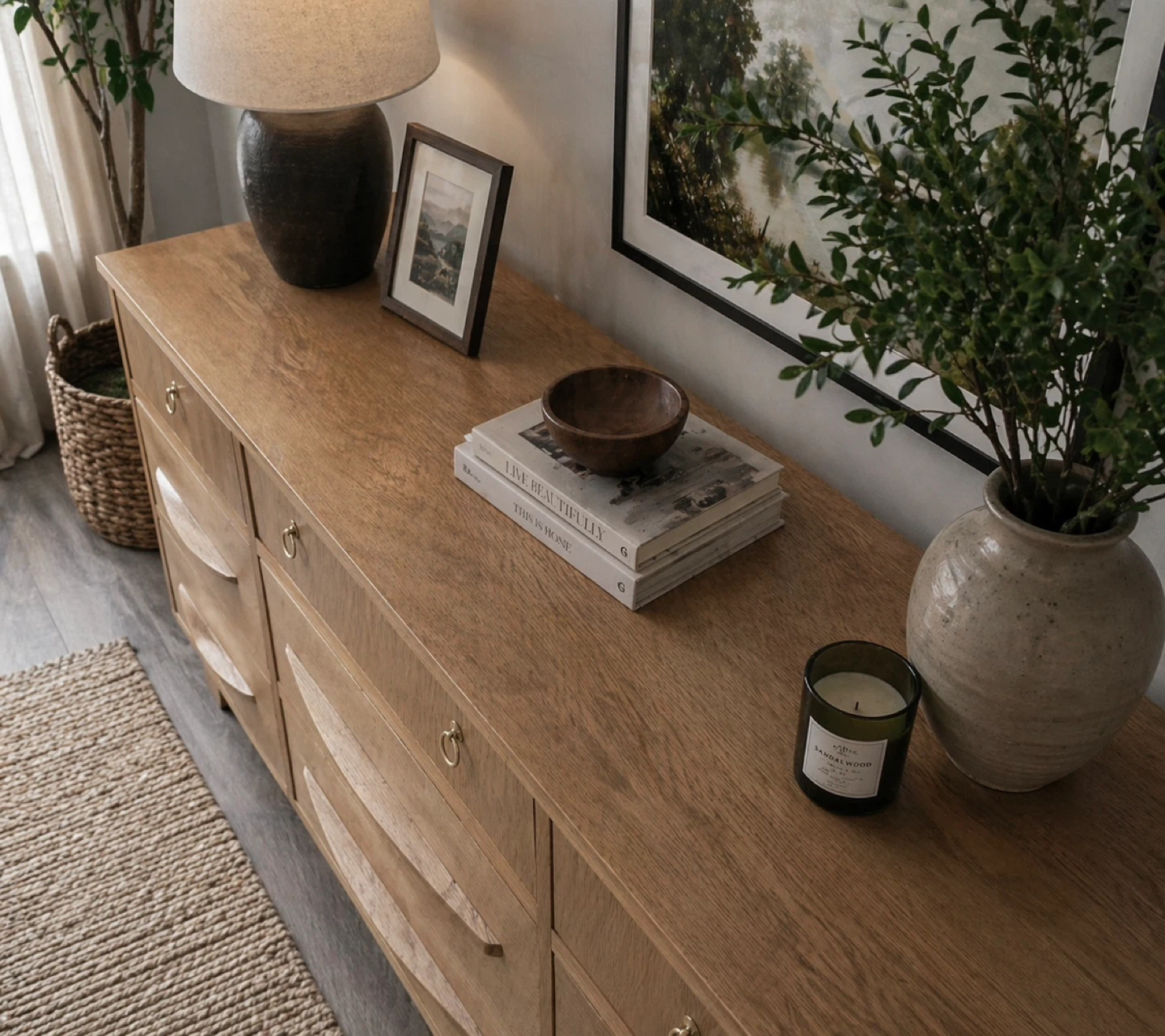 ✨Warm Wood Mid Century Dresser – Clean Lines & Timeless Style✨ - photo 5