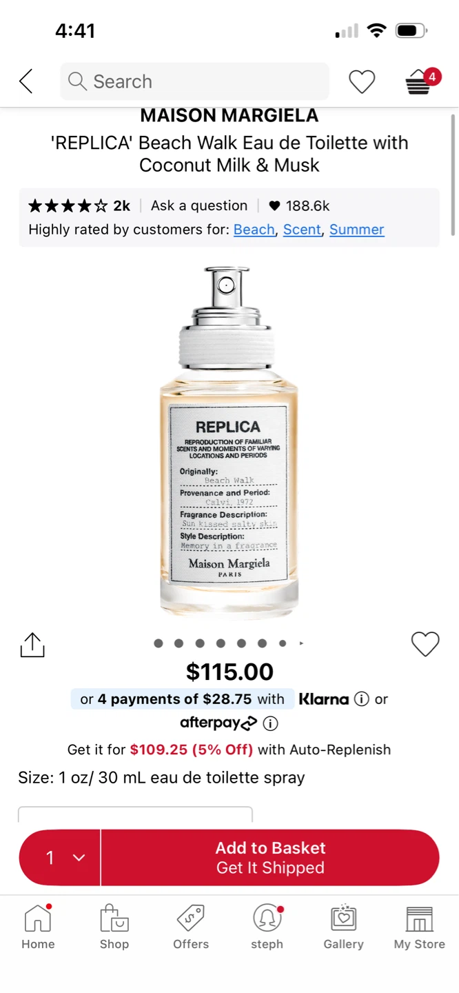 Maison Margiela REPLICA Beach Walk Eau de Toilette 30 mL