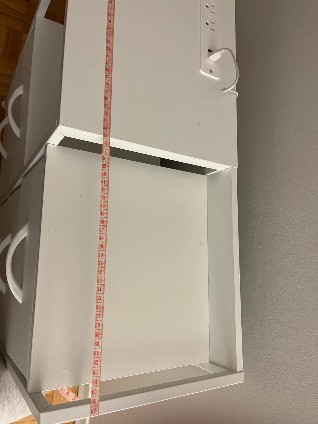 White 6-Drawer Storage Chest with Integrated Power Strip - photo 5