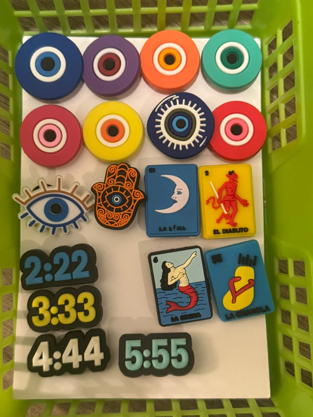 Lot of 18 Spiritual Jibbitz Charms