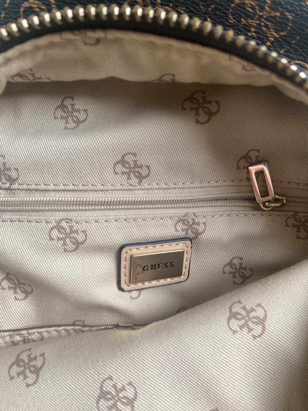 Guess Mini Backpack - Brown Monogram - photo 3