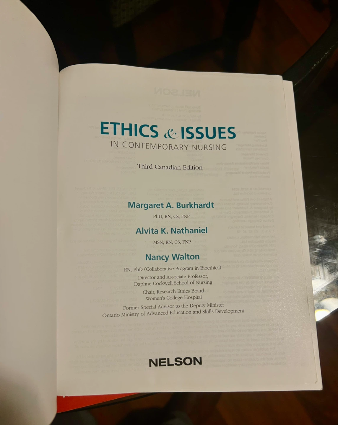 Ethics & Issues in Contemporary Nursing, Third Canadian Edition - photo 3