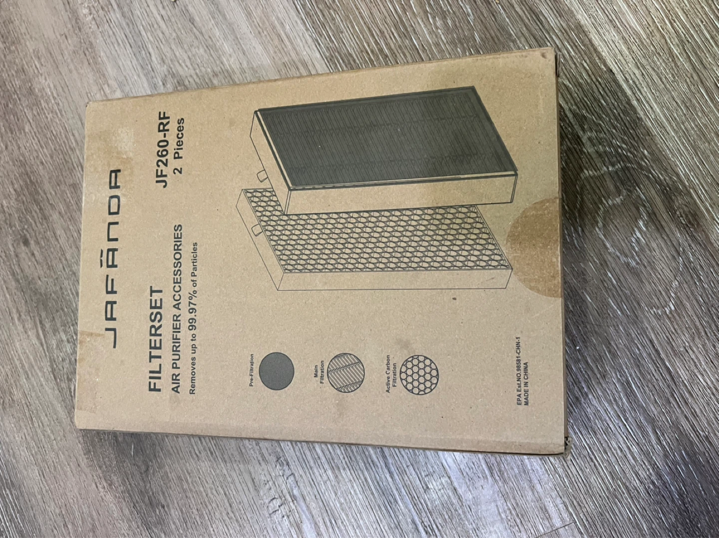 JAFANDA JF260-RF Air Purifier Filter Set - 2 Pieces - photo 3