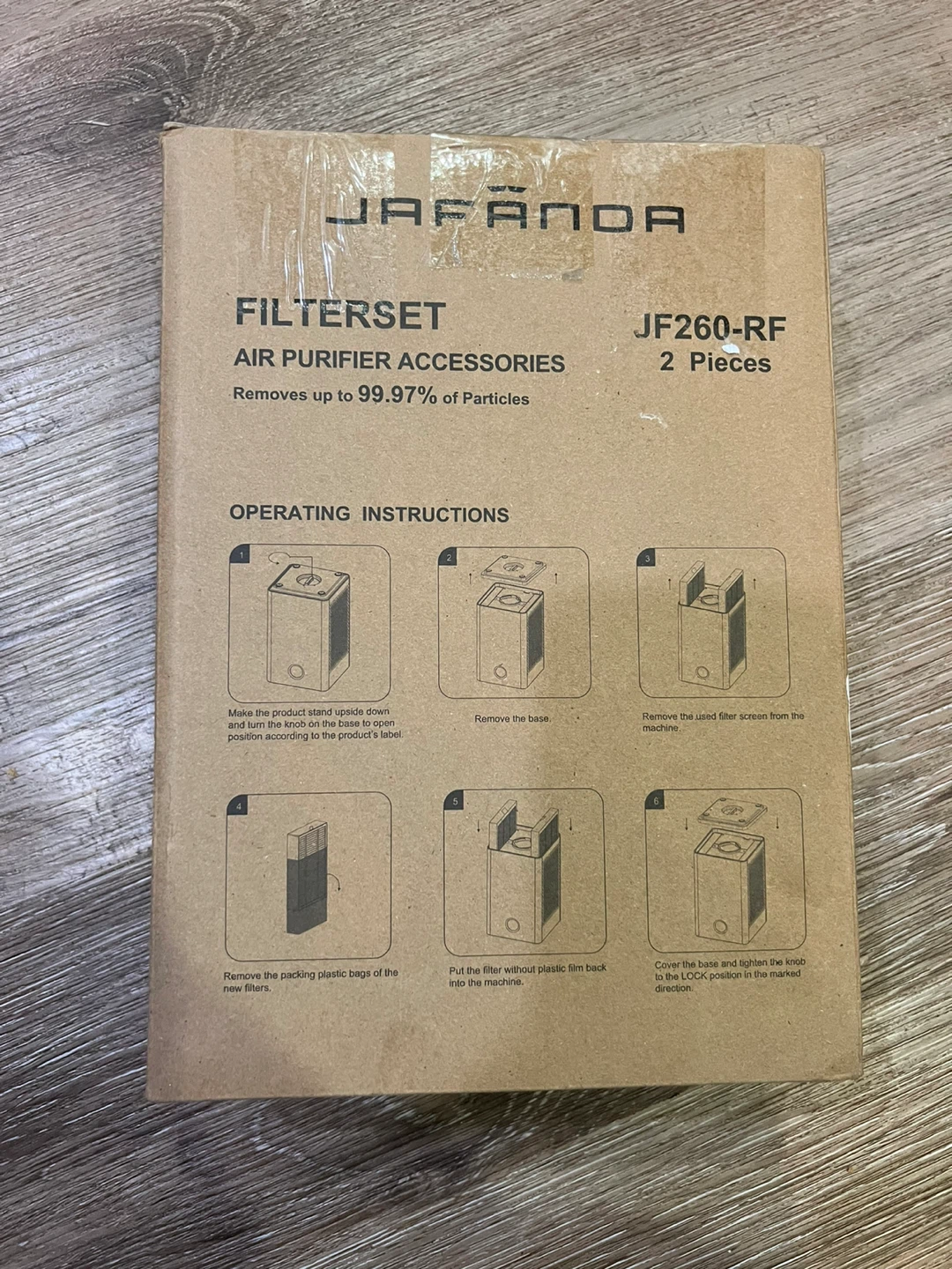 JAFANDA JF260-RF Air Purifier Filter Set - 2 Pieces - photo 4
