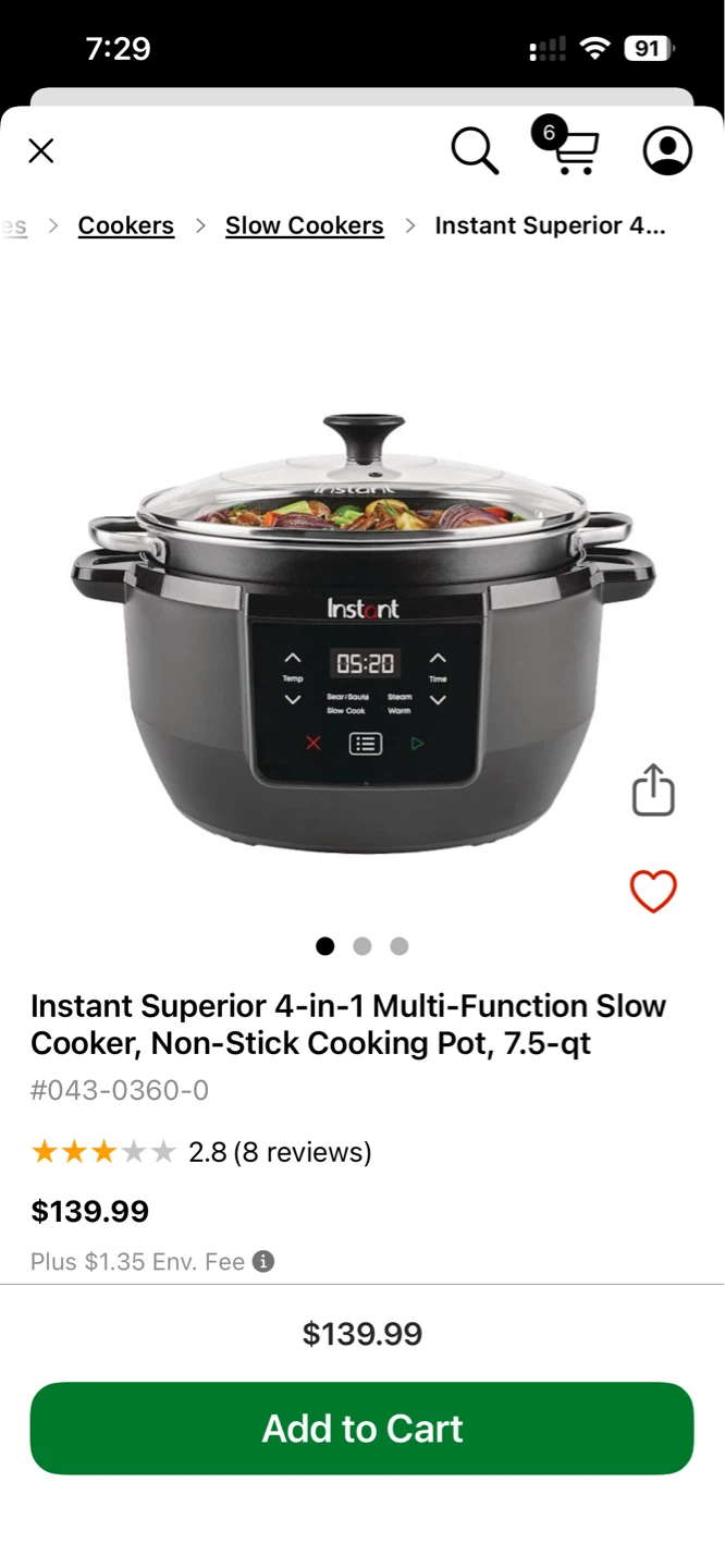 Instant Pot Superior Cooker Multifunctional Cooker - photo 5