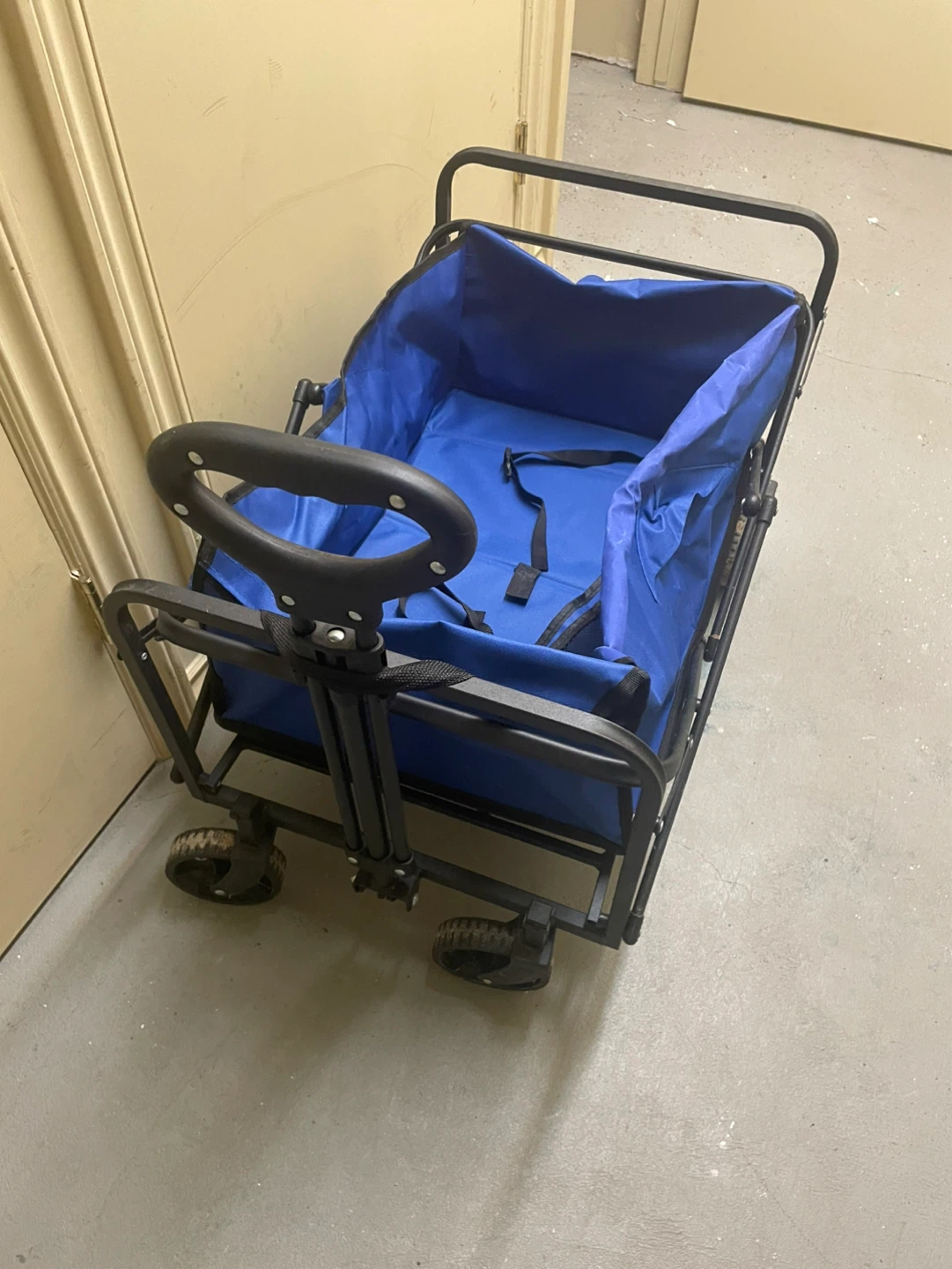 Blue Folding Wagon Cart