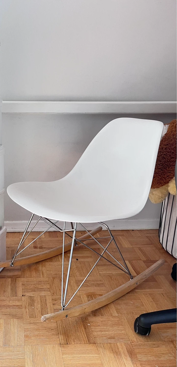 White children rocking chair