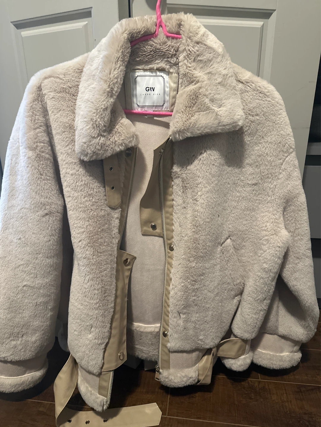 GW Faux Fur Bomber Jacket