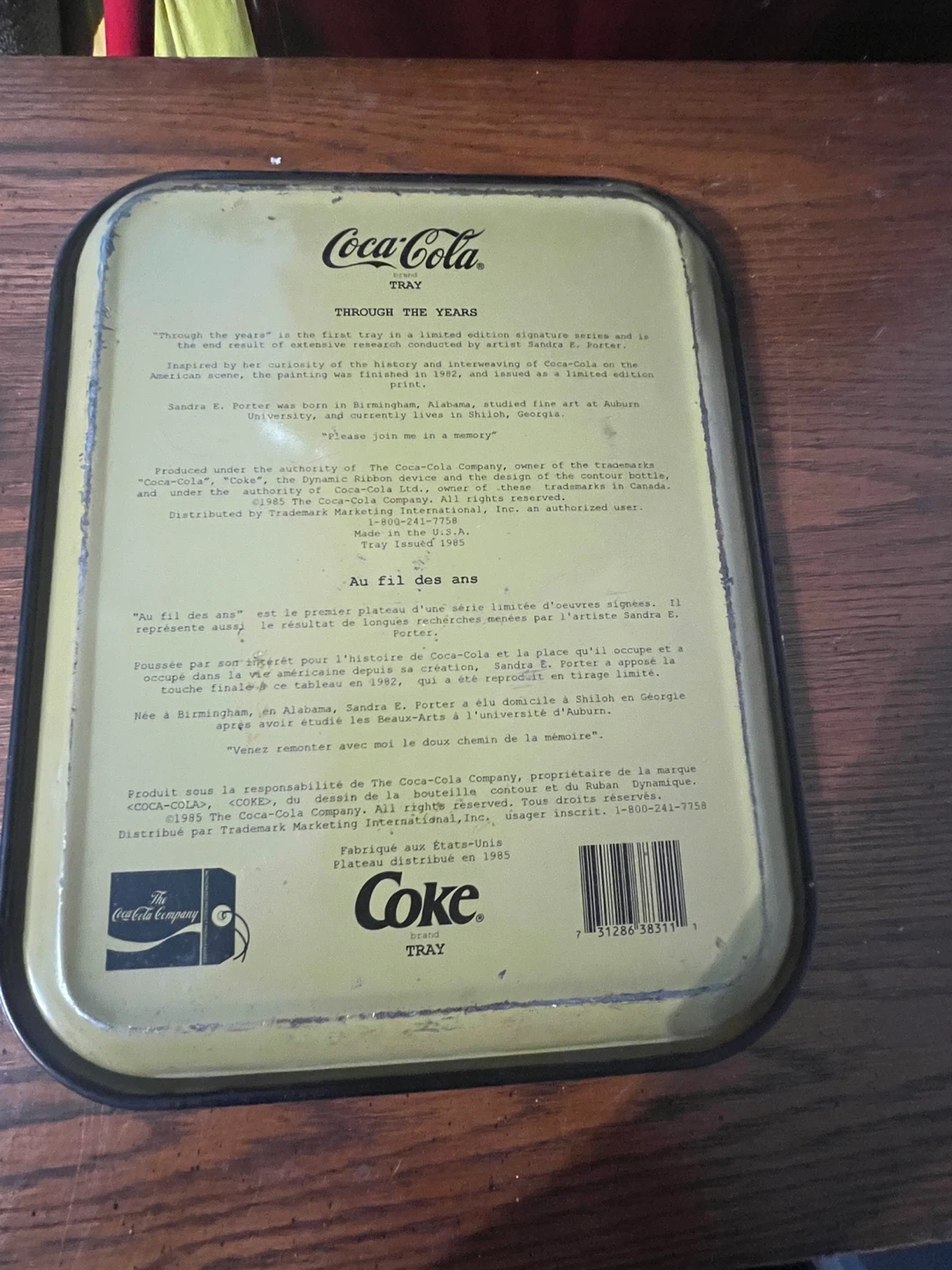 Coca-Cola "Through The Years" Limited Edition Serving Tray - photo 2
