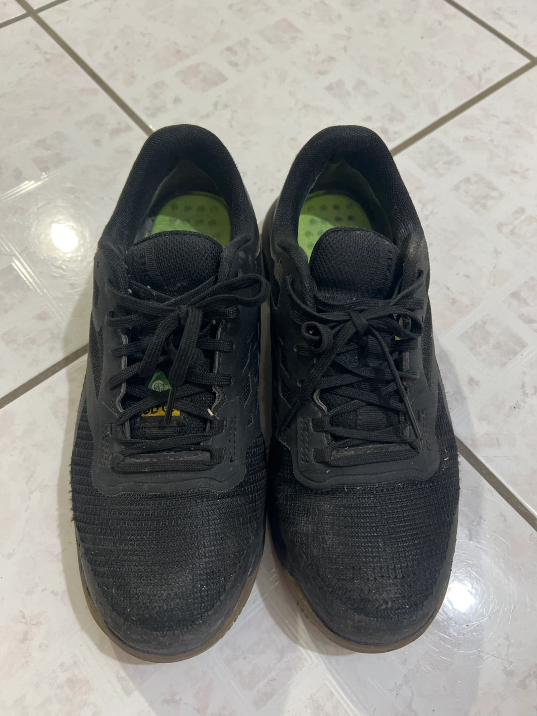 Reebok Black Training Shoes - Size 7W