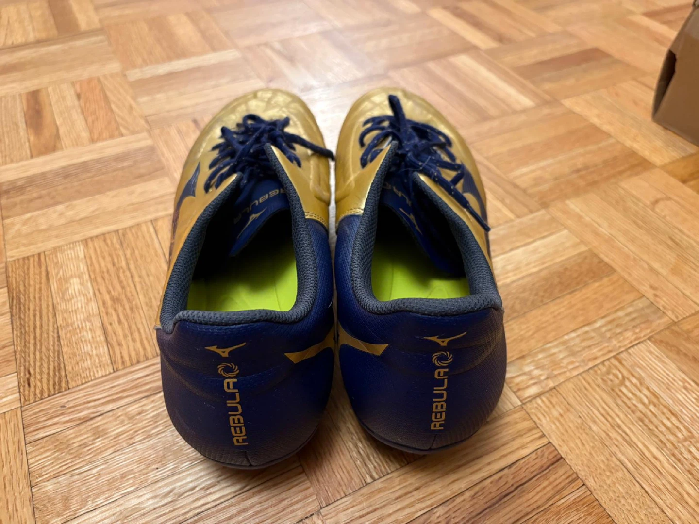Mizuno Rebula Soccer Cleats - Gold/Navy - photo 4