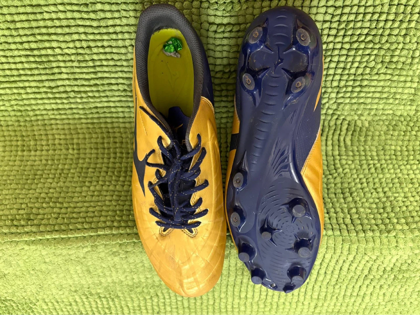 Mizuno Rebula Soccer Cleats - Gold/Navy