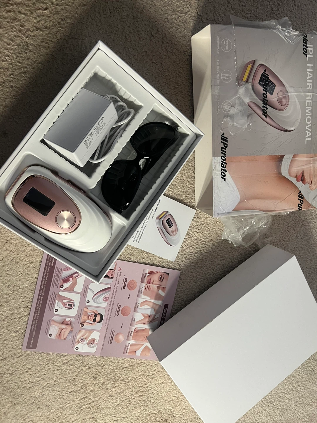 IPL Hair Removal Device with Accessories