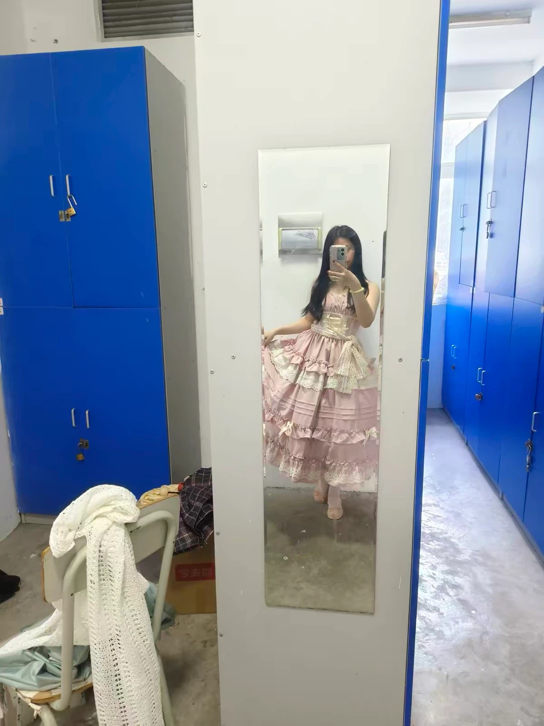 Lilian Pink Lolita Dress with Lace and Ruffles - photo 5