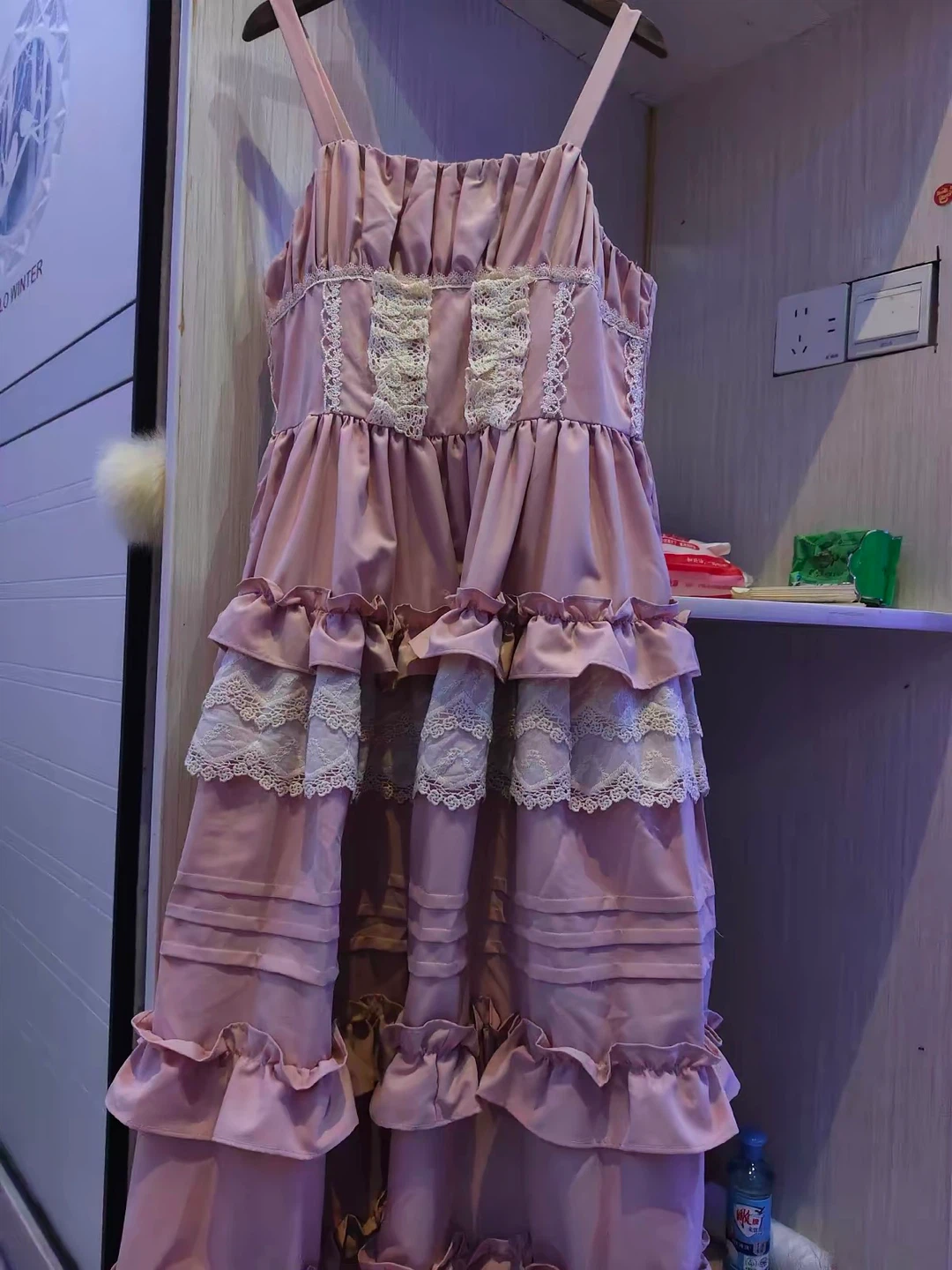 Lilian Pink Lolita Dress with Lace and Ruffles - photo 2