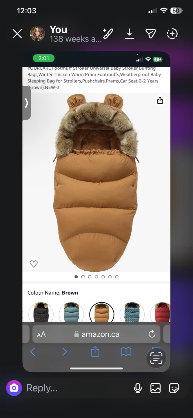Baby Stroller Winter Bunting Bag/ Footmuff - photo 4