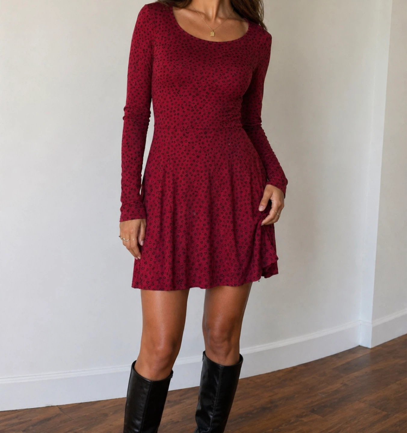 Long Sleeve Mini Dress