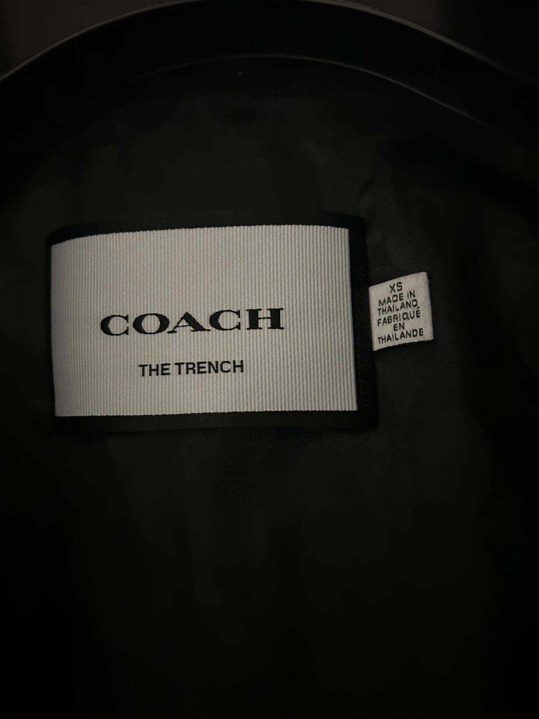 COACH The Trench Black XS Jacket - photo 3