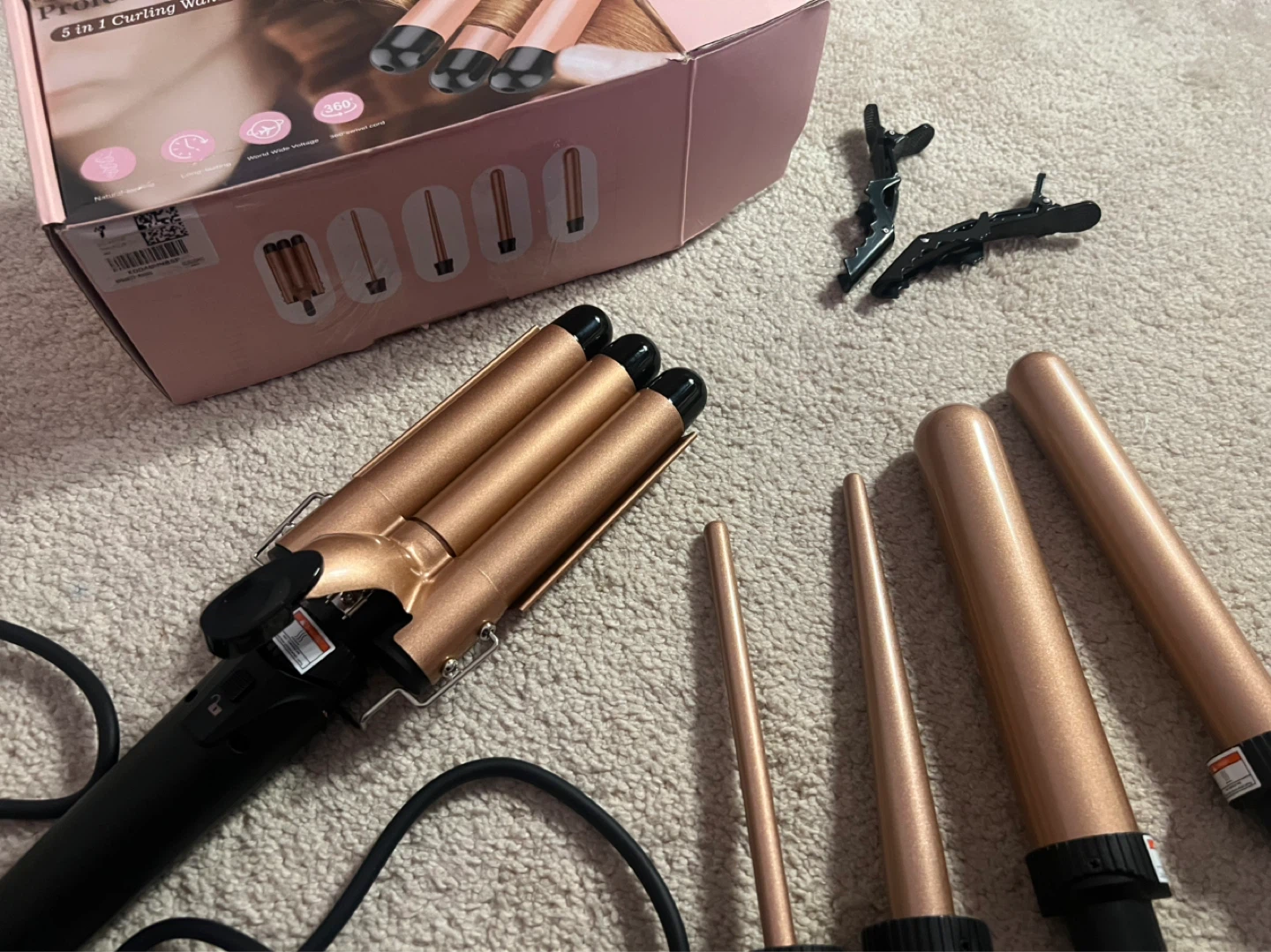 5-in-1 Curling Wand Set - photo 2