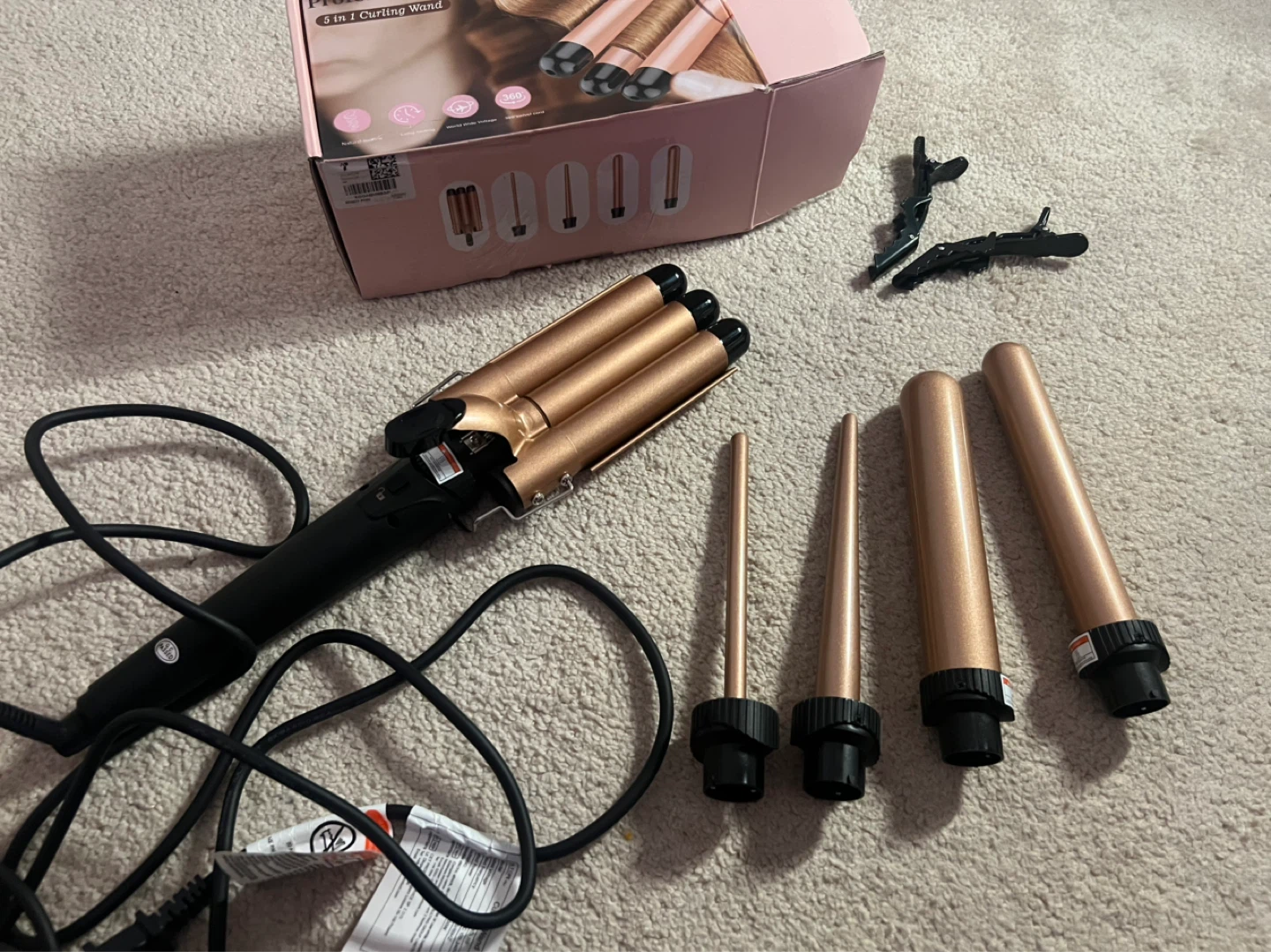 5-in-1 Curling Wand Set - photo 3