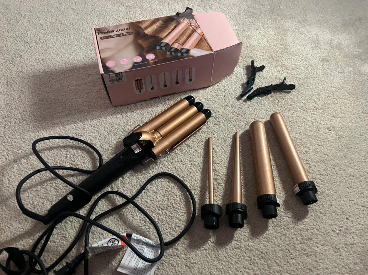 5-in-1 Curling Wand Set