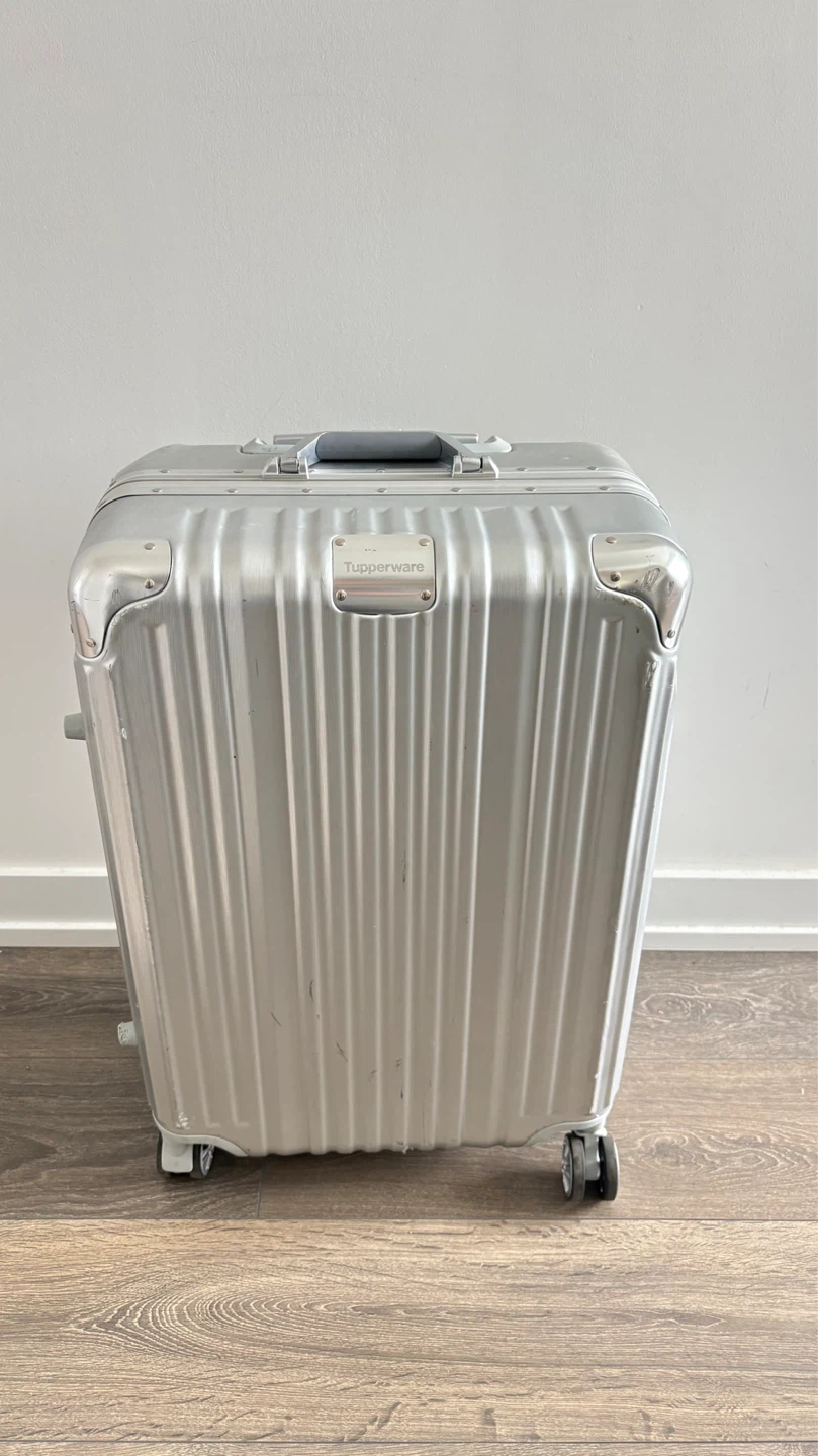 Tupperware Silver Suitcase