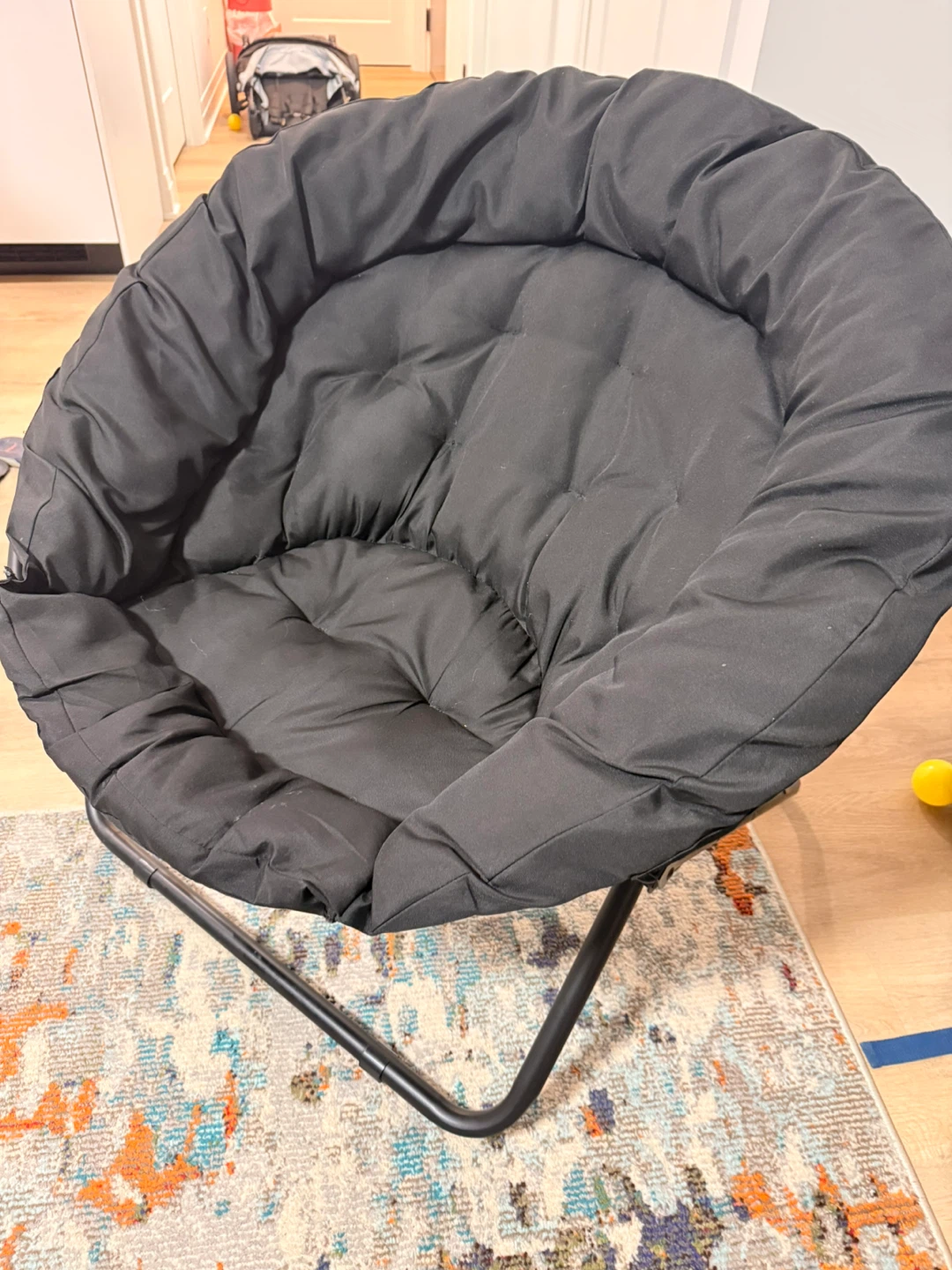 Black Saucer Chair - photo 3